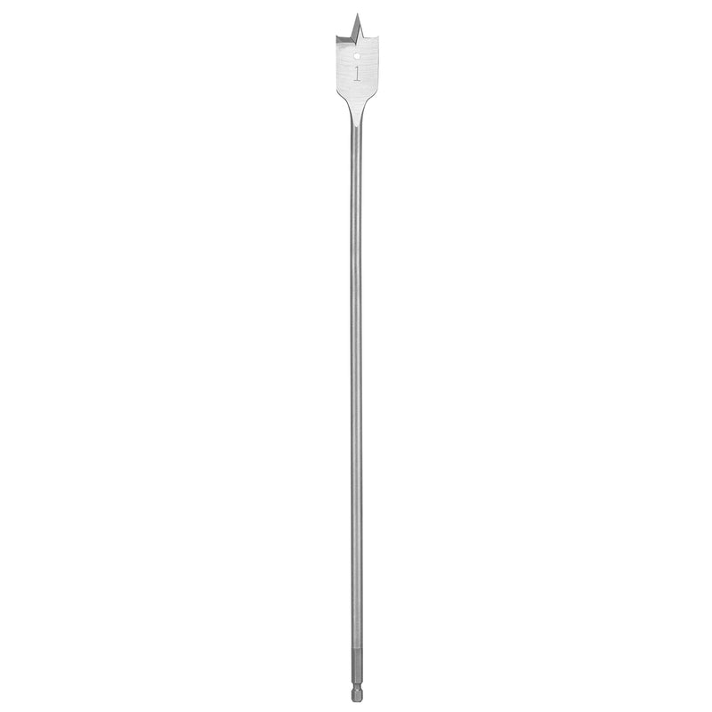 Milwaukee 1 in. D X 16 in. L Flat Boring Auger Bit Carbon Steel 1 pc