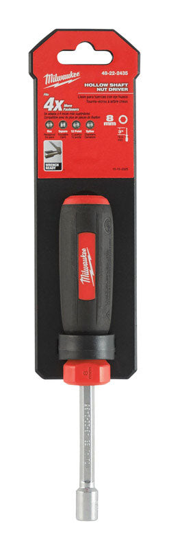 Milwaukee 8 mm Metric Hollow Shaft Nut Driver 7 in. L 1 pc