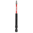 Milwaukee Shockwave Square Recess #1 X 3-1/2 in. L Impact Power Bit Steel 1 pc