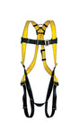 Safety Works Workman Qwik-Fit Unisex Polyester Safety Harness 400 lb. cap. XL Yellow 1 pc