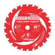 Diablo Demo Demon 6-1/2 in. D X 5/8 in. TiCo Hi-Density Carbide Framing Blade 24 teeth 1 pk