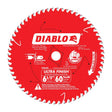 Diablo 6-1/2 in. D X 5/8 in. Ultra Finish TiCo Hi-Density Carbide Circular Saw Blade 60 teeth 1 pk