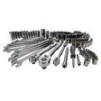 Craftsman 1/4, 3/8 and 1/2 in. drive Metric and SAE 6 Point Mechanic's Tool Set 121 pc