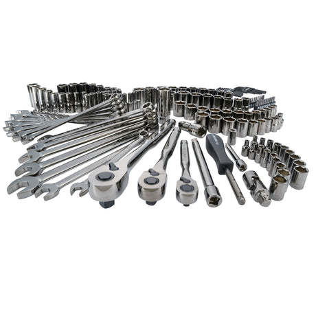 Craftsman 1/4, 3/8 and 1/2 in. drive Metric and SAE 6 Point Mechanic's Tool Set 150 pc