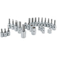 Craftsman 1/4 and 3/8 in. drive 6 Point Socket and Bit Set 25 pc