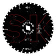 SKIL 10-1/4 in. D X 13/16 in. Carbide Tipped Circular Saw Blade 40 teeth 1 pc