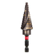 Milwaukee Shockwave 3/16 to 7/8 in. High Speed Steel Impact Step Drill Bit Quick-Change Hex Shank 1