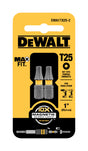 DeWalt Max Fit Torx T25 X 1 in. L Insert Bit S2 Tool Steel 2 pc
