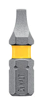 DeWalt Max Fit Square #1 X 1 in. L Insert Bit S2 Tool Steel 2 pc