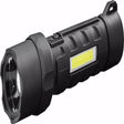 Coast Polysteel 700 800 lm Black LED COB Flashlight AA Battery