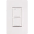 Lutron Caseta 5 amps Single Pole Wireless Rocker Switch White 1 pk