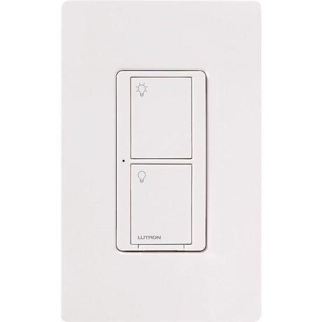 Lutron Caseta 5 amps Single Pole Wireless Rocker Switch White 1 pk