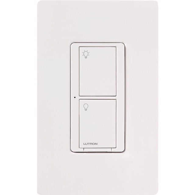 Lutron Caseta 5 amps Single Pole Wireless Rocker Switch White 1 pk