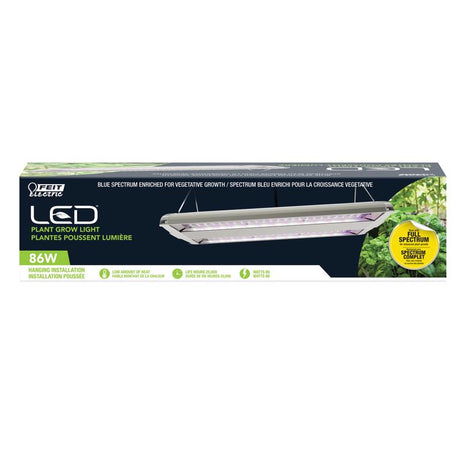 Feit LED Square Connector LED Grow Light Blue 86 Watt Equivalence 1 pk