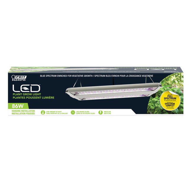Feit LED Square Connector LED Grow Light Blue 86 Watt Equivalence 1 pk