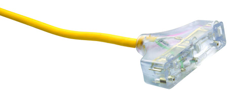 Southwire Outdoor 25 ft. L Yellow Tri-Source Extension Cord 12/3 SJEOOW