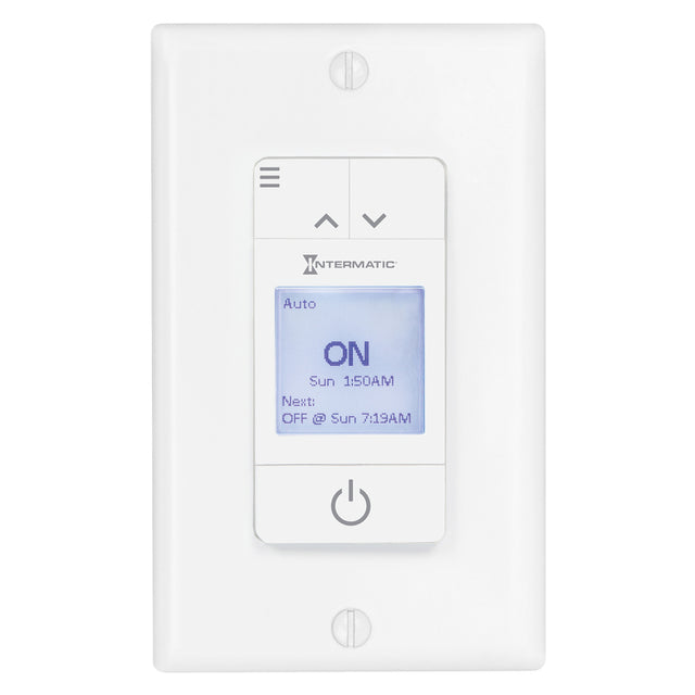 Intermatic Ascend Indoor and Outdoor Heavy Duty 7 Day Programmable Timer 120 V White