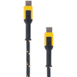 DeWalt Type C to Type C Cable 6 ft. Black/Yellow
