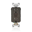 Leviton SmartlockPro 15 amps 125 V Duplex Brown GFCI Outlet 5-15R 1 pk
