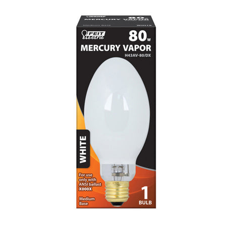 Feit 80 W ED17 HID Bulb White Mercury Vapor 1 pk