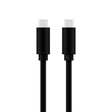 Fabcordz Type C to Type C Cable 3 ft. Black