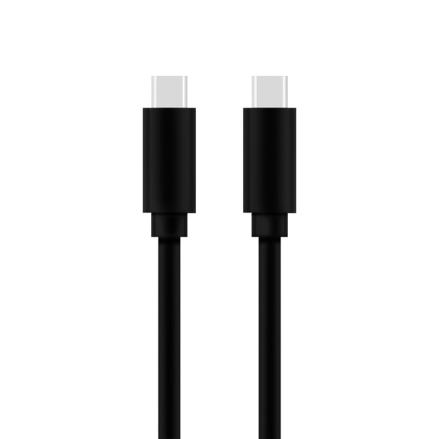 Fabcordz Type C to Type C Cable 3 ft. Black