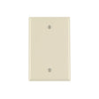 Leviton Ivory 1 gang Nylon Blank Wall Plate 1 pk