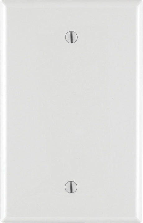 Leviton White 1 gang Nylon Blank Wall Plate 1 pk