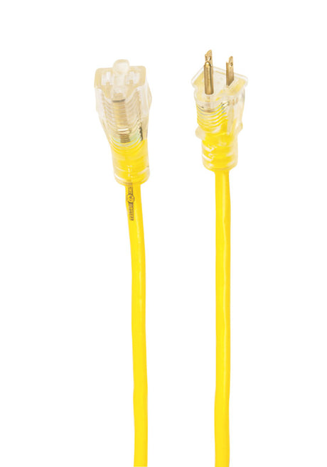 Yellow Jacket Outdoor 100 ft. L Yellow Extension Cord 14/3 SJTW