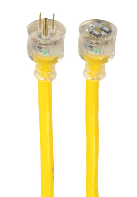 Yellow Jacket Outdoor 100 ft. L Yellow Extension Cord 10/3 SJTW