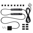 Charg 10 ft. L 7 outlets Surge Protector Black 1000 J