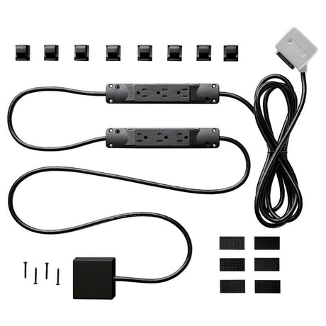 Charg 10 ft. L 7 outlets Surge Protector Black 1000 J