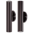 Globe Electric Matteo Matte Black Switch LED Wall Lantern