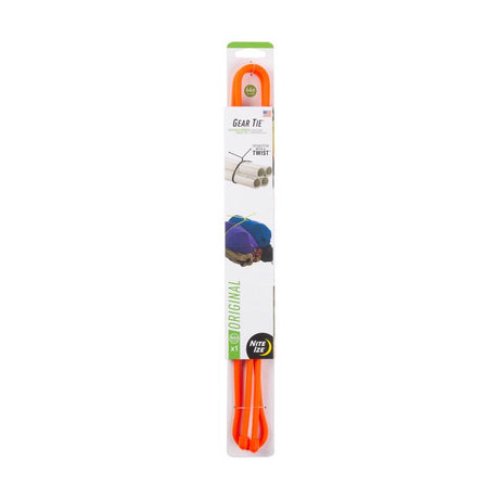 Nite Ize Gear Tie 64 in. L Orange Twist Ties 1 pk
