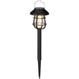 Living Accents Black Solar Powered 0.06 W LED Pathway Light 1 pk