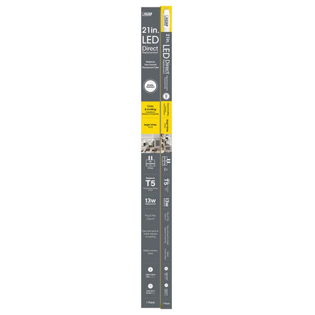 Feit General Purpose Bright White 21 in. Bi-Pin Linear LED Linear Lamp 13 Watt Equivalence 1 pk
