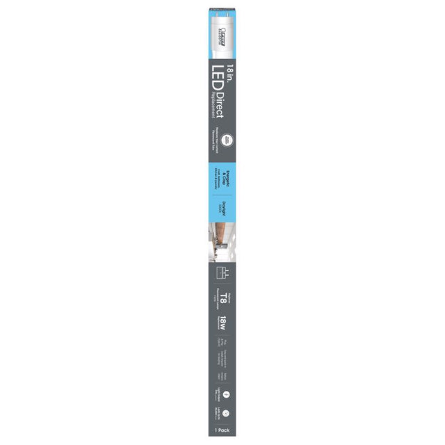 Feit General Purpose Daylight 18 in. Bi-Pin Linear LED Linear Lamp 18 Watt Equivalence 1 pk
