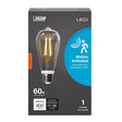 Feit LED Intellibulb ST19 E26 (Medium) LED Motion Activated Bulb Soft White 60 Watt Equivalence 1 pk