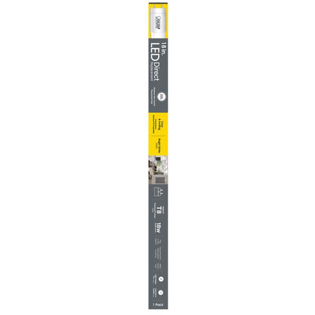 Feit T8 Bright White 18 in. G13 Linear LED Linear Lamp 18 Watt Equivalence 1 pk