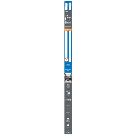 Feit T8 Daylight Deluxe 48 in. G13 Linear LED Linear Lamp 32 Watt Equivalence 2 pk