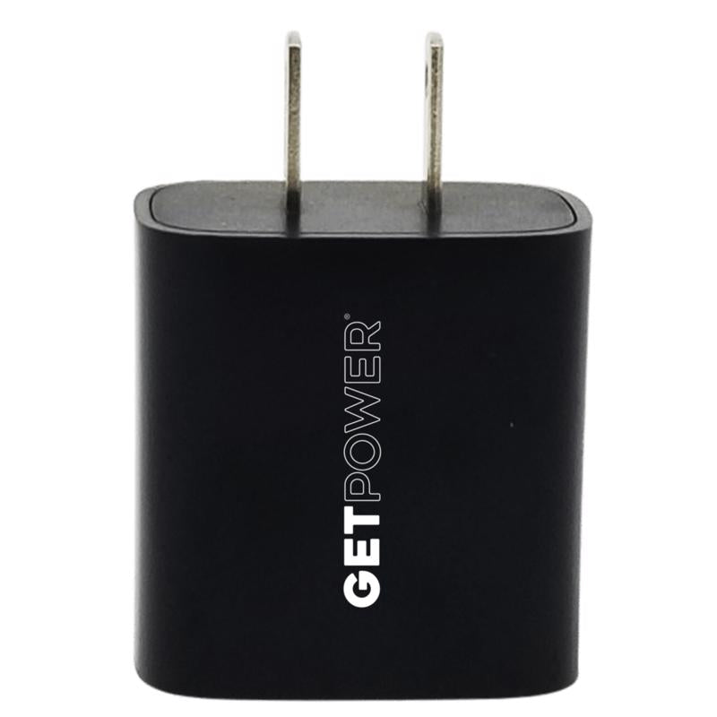 GetPower Black USB PD Charger For Universal