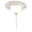 ETI 1.76 in. H X 4.72 in. W X 4.72 in. L White Ceiling Light