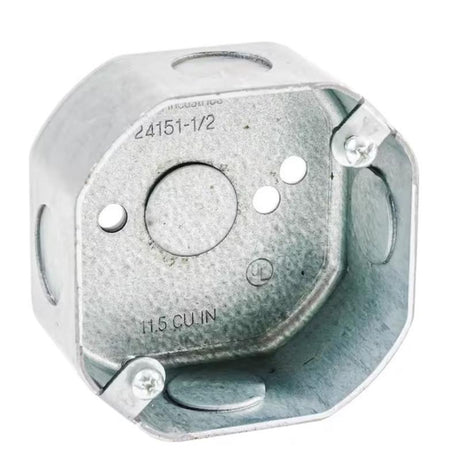 Southwire Old Work 11.8 cu in Octagon Galvanized Steel Weatherproof Box Silver