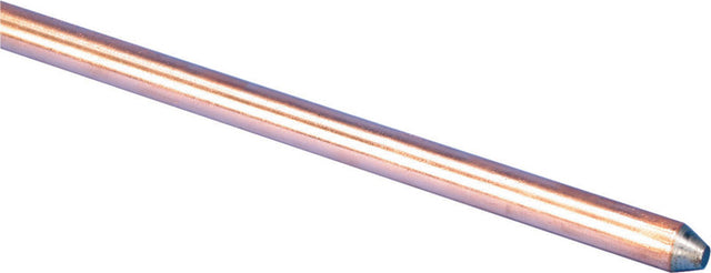 Erico 5/8 in. Copper-Bonded Steel Ground Rod 1 pk