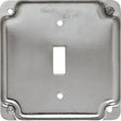 Raco Square Steel 2 gang Box Cover
