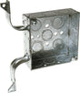 Raco 21 cu in Square Steel Junction Box Gray