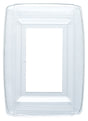 Westinghouse Clear 1 gang Plastic Wall Plate 1 pk