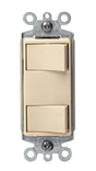 Leviton Decora 15 amps Rocker Switch Ivory 1 pk