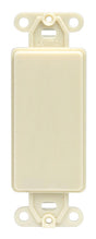 Leviton Decora Ivory 1 gang Nylon Decorator Wall Plate 1 pk