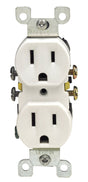Leviton 15 amps 125 V Duplex White Outlet 5-15R 1 pk
